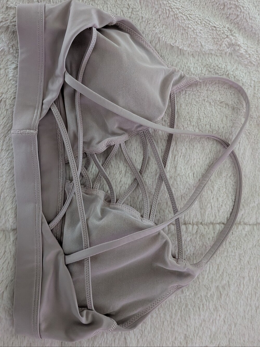 Victoria's Secret Beige Strappy Sports Bralette